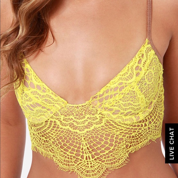 NWOT For Love And Lemons Bat Your Lashes Bra - Picture 2 of 8